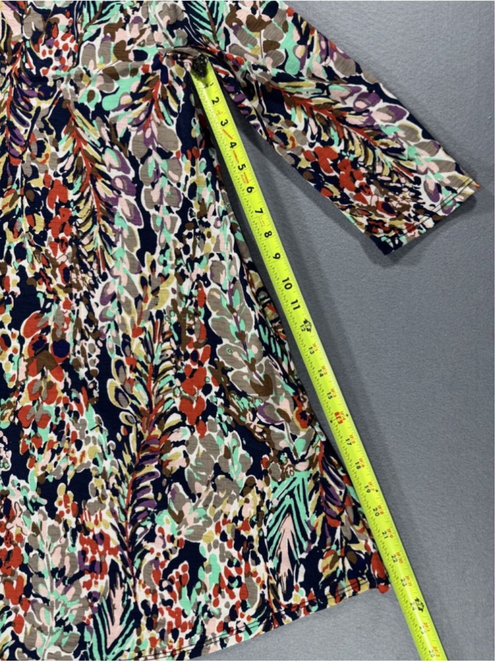 Shop The Mint Floral Print Dress Size Small with Pockets - Picture 8 of 15